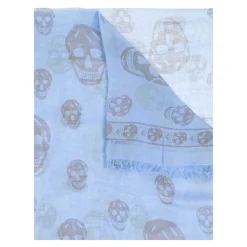 Alexander McQueen Sjaal met een opvallend schedel motief-Heren Sjaals