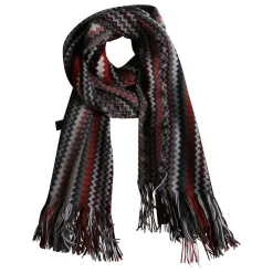 Missoni Sjaal met franjes-Heren Sjaals