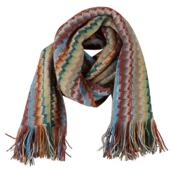 Missoni Sjaal met Franjes-Heren Sjaals