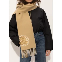 Burberry Sjaal met geborduurd logo-Heren Sjaals