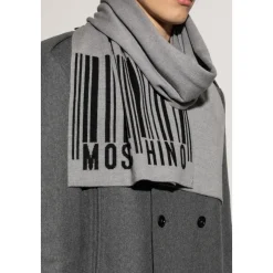 Moschino Sjaal met logo-Heren Sjaals