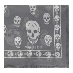 Alexander McQueen Sjaal met schedelmotief-Heren Sjaals