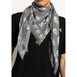 Alexander McQueen Sjaal met schedelmotief-Heren Sjaals