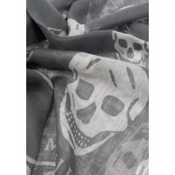 Alexander McQueen Sjaal met schedelmotief-Heren Sjaals