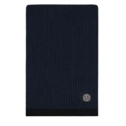 Stone Island Sjaal met vanisé ribbels en Compass patch-Heren Sjaals
