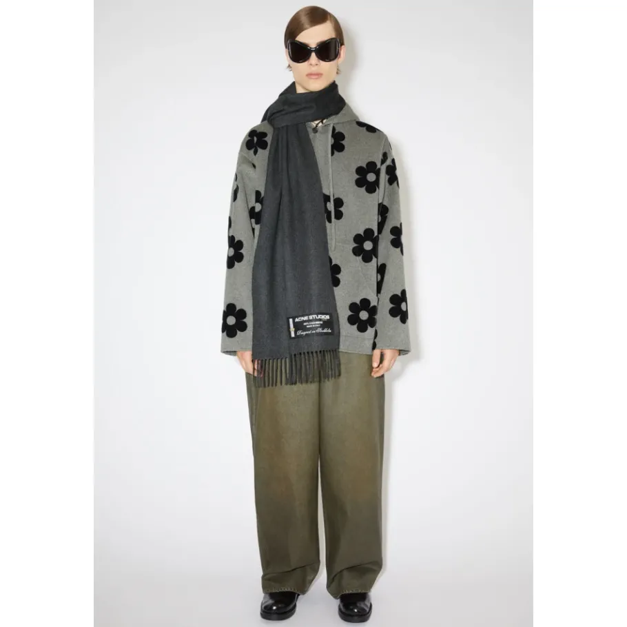 Acne Studios Sjaal van kasjmier met franjes-Heren Sjaals