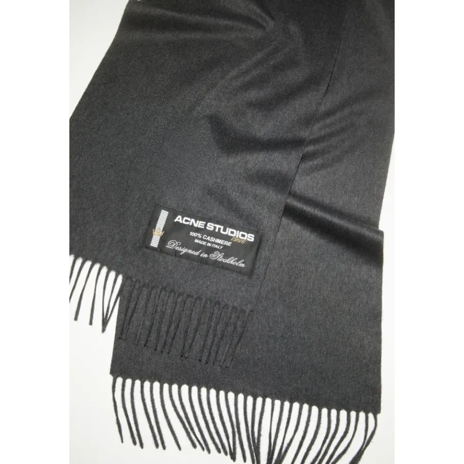 Acne Studios Sjaal van kasjmier met franjes-Heren Sjaals