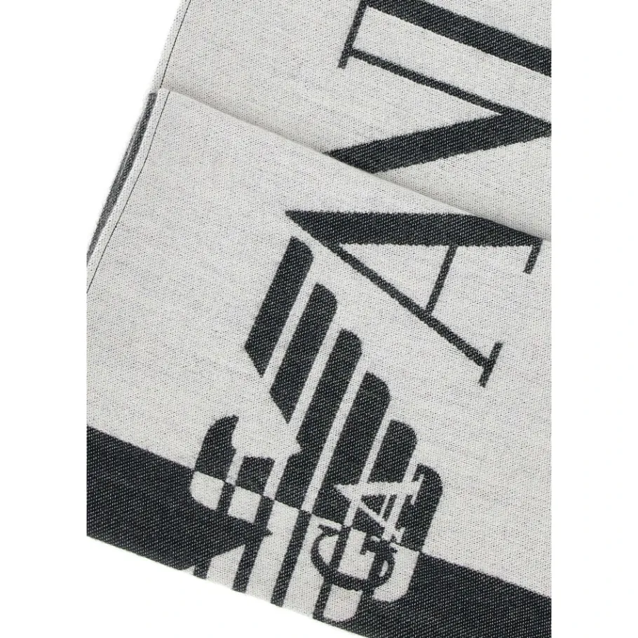 Emporio Armani Sjaal van wol en viscosemix-Heren Sjaals