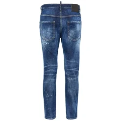 Dsquared2 Skinny Jeans met Verfspatten-Heren Jeans