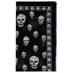 Alexander McQueen Skull Print Sjaal-Heren Sjaals