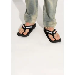 Kenzo Slide Sandaal met Logo-Heren Slippers