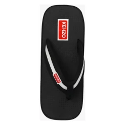 Kenzo Slide Sandaal met Logo-Heren Slippers