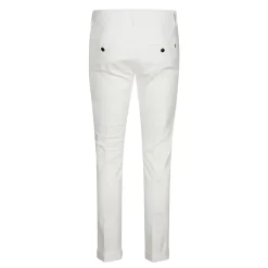 Dondup Slim Chino Broek met Achterzakken-Heren Broeken