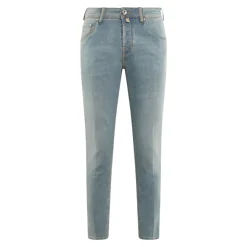 Jacob Cohën Slim Cropped Carrot Broek-Heren Jeans