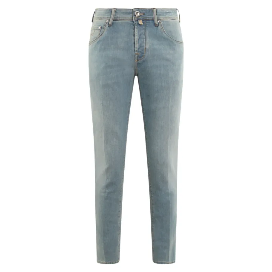Jacob Cohën Slim Cropped Carrot Broek-Heren Jeans