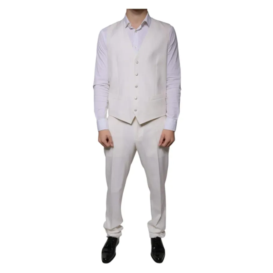 Dolce & Gabbana Slim Fit 3-delig pak-Heren Kostuums