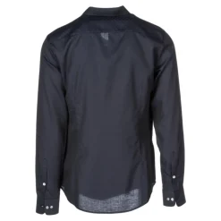 Emporio Armani Slim Fit katoenen overhemd met stippenprint-Heren Overhemden