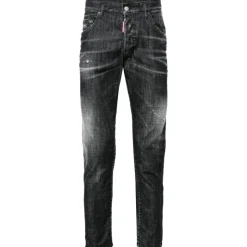Dsquared2 Slim Fit Stretch Katoenen Jeans-Heren Jeans