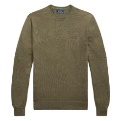 Ralph Lauren Slim Fit Wasbare Wollen Crewneck Trui-Heren Truien & Vesten