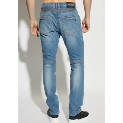 Balmain Slim-fit biker jeans-Heren Jeans
