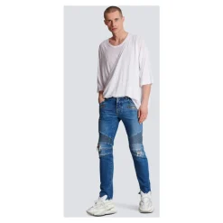 Balmain Slim-fit katoenen jeans-Heren Jeans