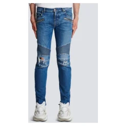 Balmain Slim-fit katoenen jeans-Heren Jeans