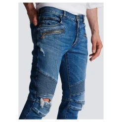 Balmain Slim-fit katoenen jeans-Heren Jeans