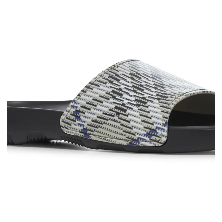 Burberry Slip-On Sandalen met Check Motief-Heren Slippers