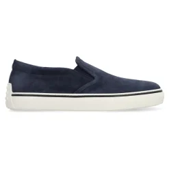 Tod's Slip-on Sneakers in Suède-Heren Instappers & Slip Ons