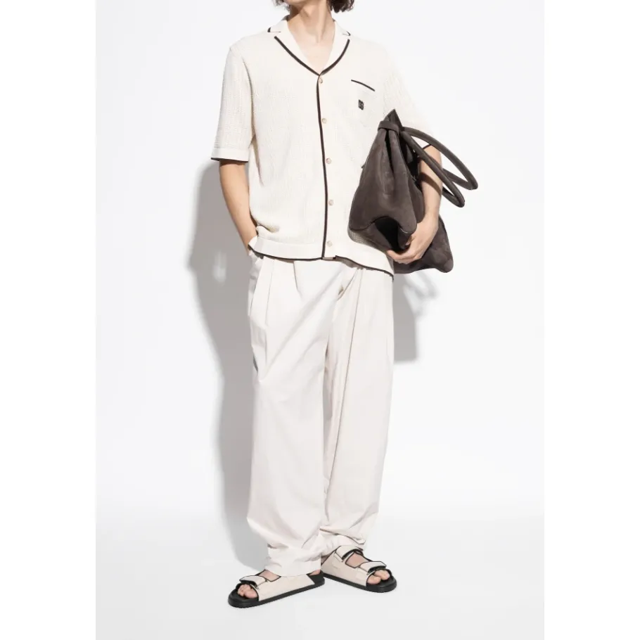 Dolce & Gabbana Slippers met een logo-vormige applicatie-Heren Slippers