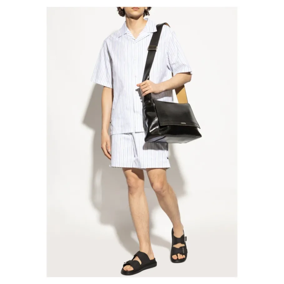 Alexander McQueen Slippers met logo-Heren Slippers