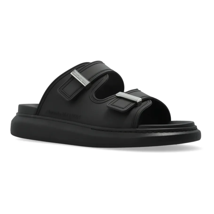 Alexander McQueen Slippers met logo-Heren Slippers