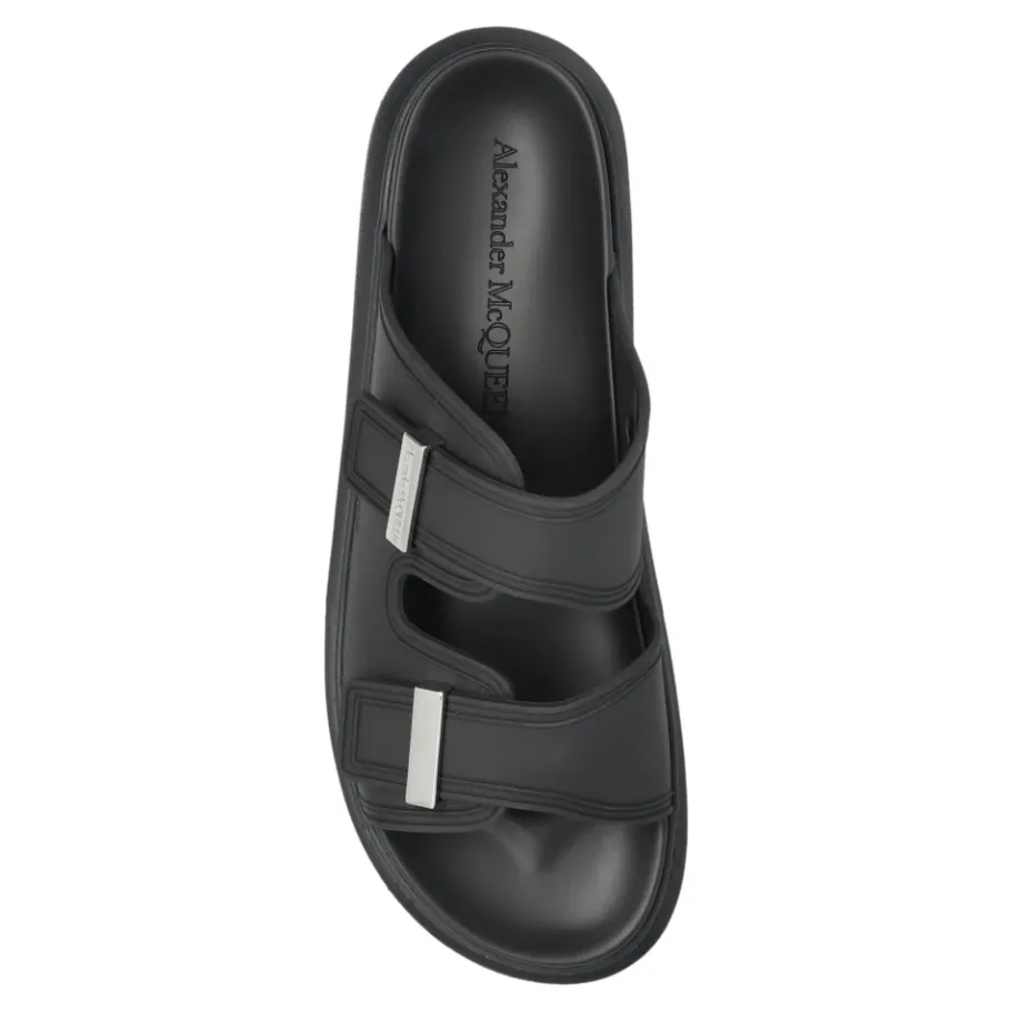 Alexander McQueen Slippers met logo-Heren Slippers