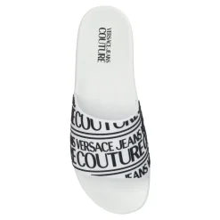 Versace Jeans Couture Slippers met logo-Heren Slippers