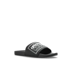 Versace Jeans Couture Slippers met logo-Heren Slippers