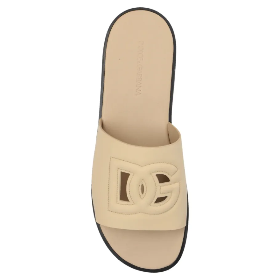 Dolce & Gabbana Sloffen met logo-Heren Slippers