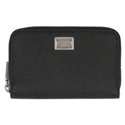 Dolce & Gabbana Small Calfskin Zip-Around Wallet-Heren Portefeuilles