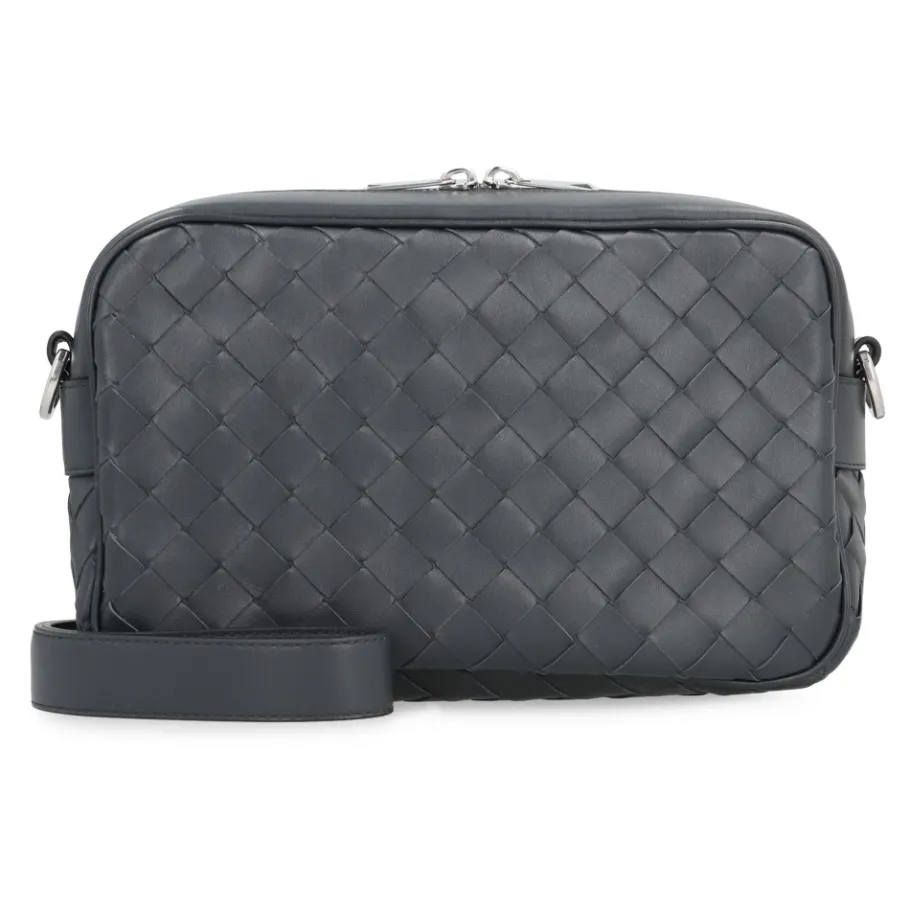 Bottega Veneta Small Intrecciato Camera Bag-Heren Tassen
