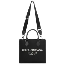 Dolce & Gabbana Small Nylon Shopper-Heren Tassen