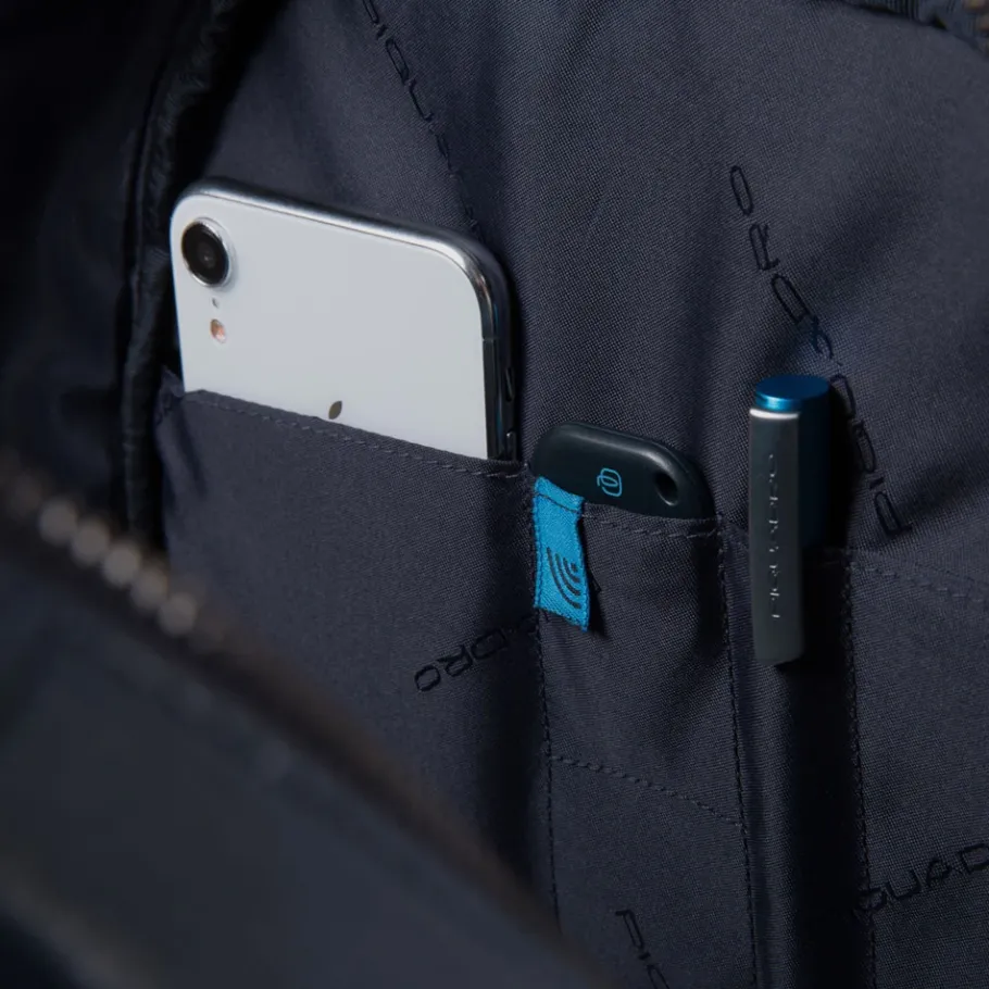 Piquadro Small size, laptop backpack 14-Heren Rugzakken