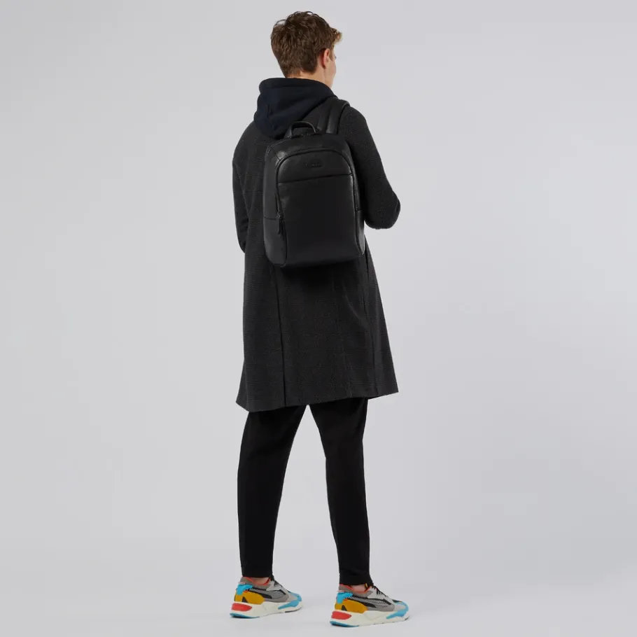 Piquadro Small size, laptop backpack 14-Heren Rugzakken