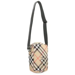 Burberry Smartphonehoes/schoudertas van geruite stof-Heren Tassen