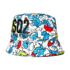 Dsquared2 Smurfs Logo Bucket Hat-Heren Hoeden