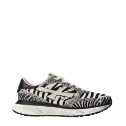 Premiata Sneakers met zebraprint en leren detail-Heren Sneakers