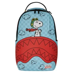 SPRAYGROUND Snoopy Pilot Shark Rugzak-Heren Rugzakken