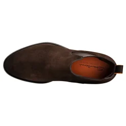 Santoni Soft Suede Chelsea Boot-Heren Laarzen