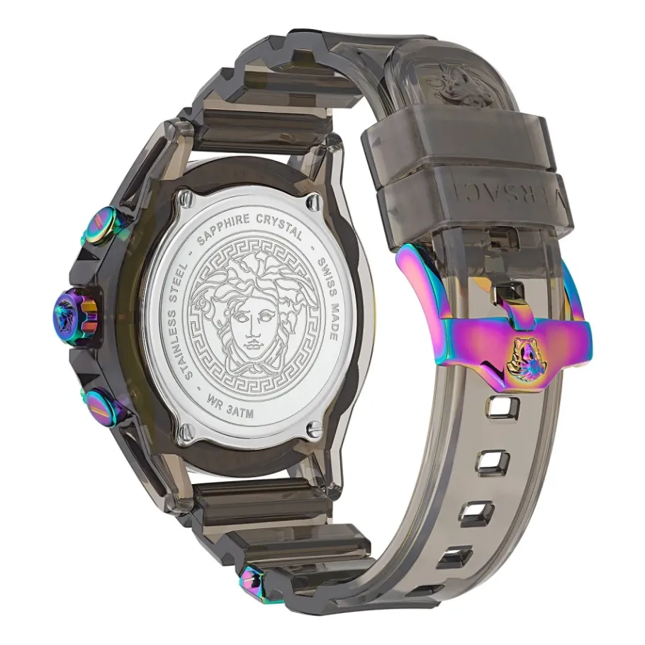 Versace Sport Chrono Active Horloge Bruin/Zwart-Heren Horloges