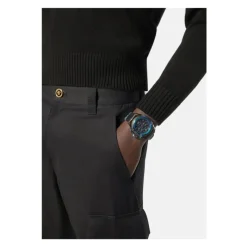 Versace Sport Chrono Active Horloge Bruin/Zwart-Heren Horloges