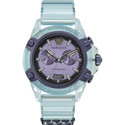 Versace Sport Chrono Horloge Licht Transparant-Heren Horloges