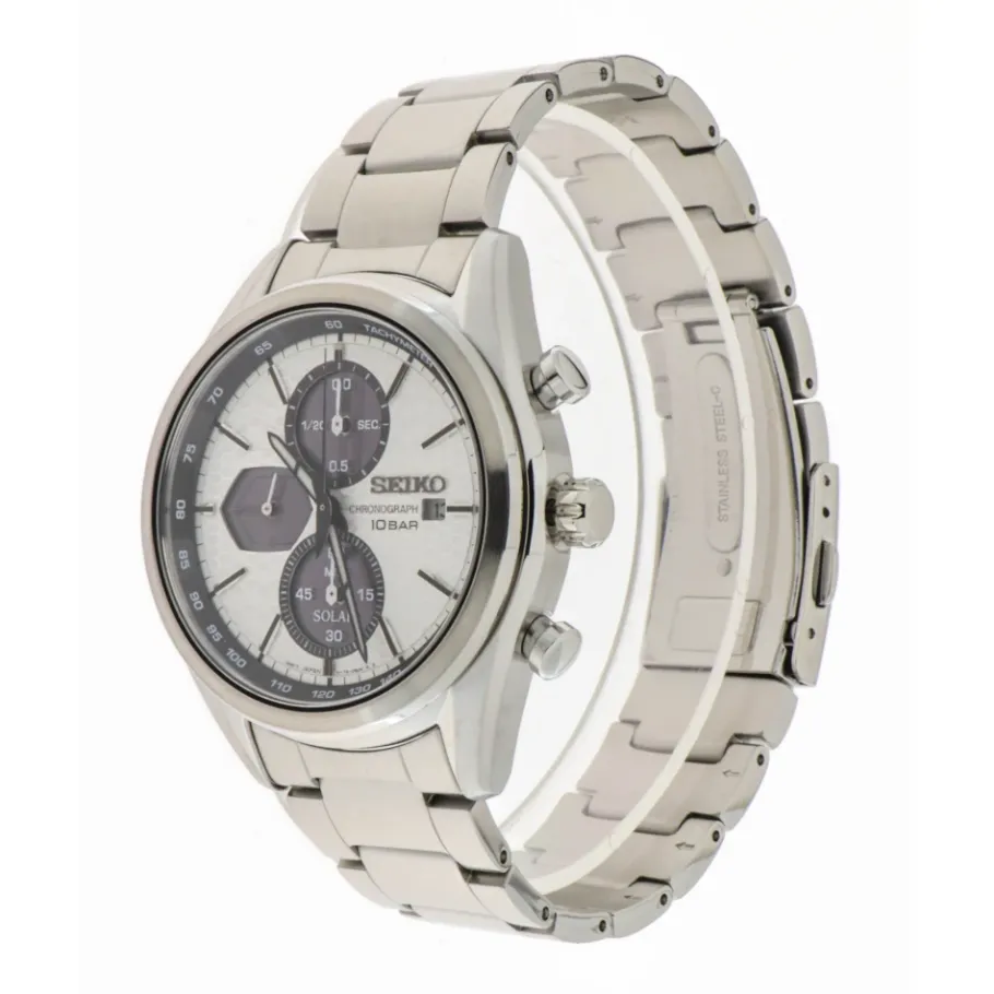 Seiko Sport Chronograaf Quartz Zonnehorloge-Heren Horloges
